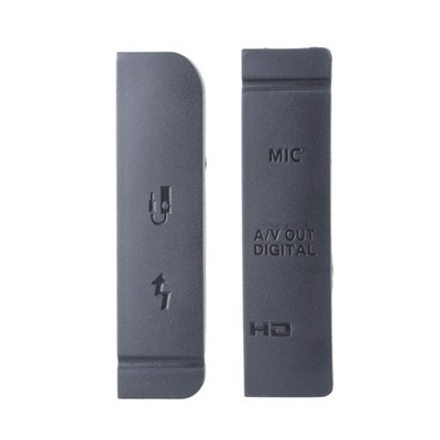 Interfaces USB MICs Rubber Door Bottom Cover For 7D Camera Repair Parts
