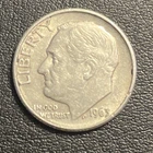 1963 10C Roosevelt Dime Circulated Not Graded. Silver