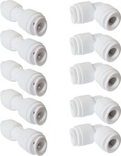 1/4" Quick Connect Union and 1/4" Quick Connect Union Elbows Assortment Pack 10