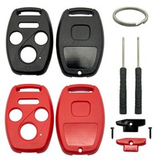 2 Pack Key Fob Shell Case Replacement Fits for Honda Accord 2003-2012 / Civic EX