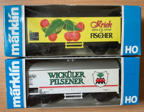 978 - Lote de 2 - HO Liliput - Coches refrigerados: Kriek (#4415) y Wickuler (#4422) | Condition: New