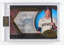 2025 Topps Five Star Pentamerous Penmanship Blue 2/15 Christian Yelich Auto 1az7