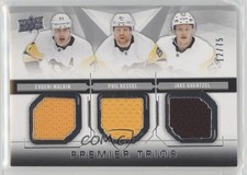 2018 Upper Deck Premier Trios 12/75 Evgeni Malkin Phil Kessel Jake Guentzel 2d8