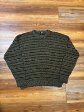 Vintage 90s Dockers Pullover Sweater Green Grampa Size Large