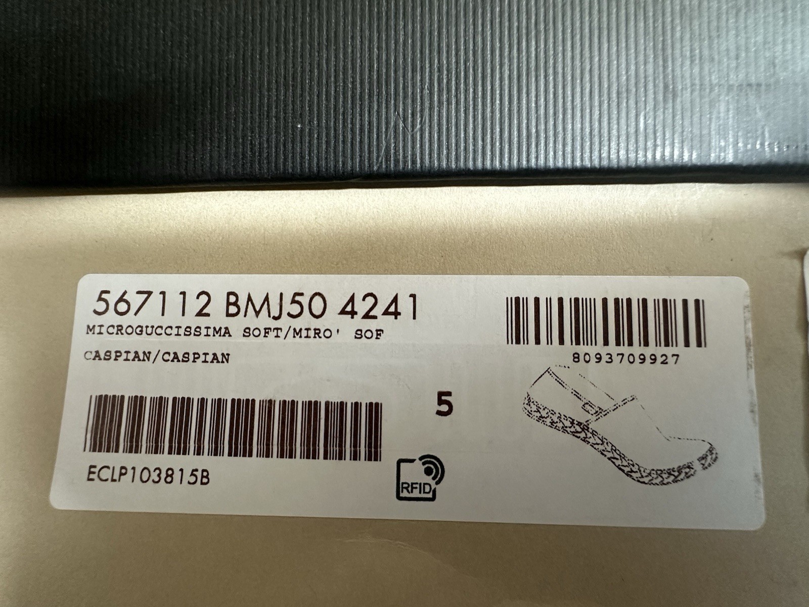 GUCCI Microguccissima Pattern Leather Espadrilles - image 8