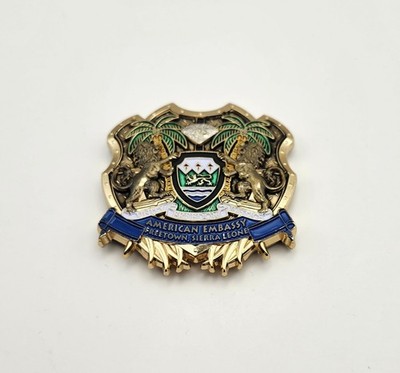 MSG-D Marine Security Guard Detachment Freetown, Sierra Leone Challenge Coin