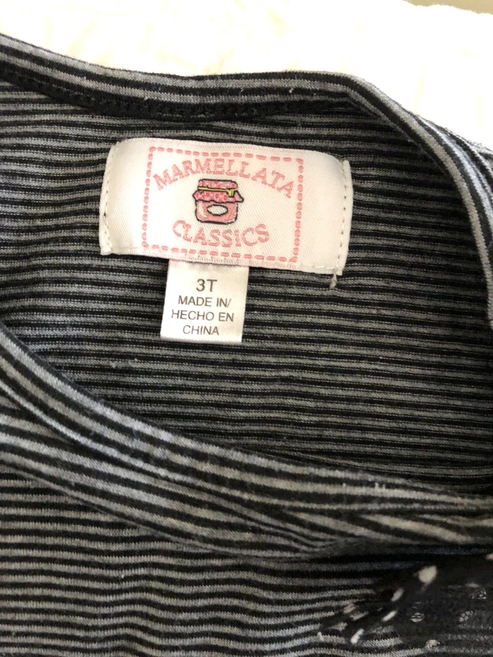 MARMELATTA Rojo Negro RELOJ CUADROS NAVIDAD VACACIONES Vestido NIÑO PEQUEÑO 2t 3t Limpio Usado en Excelente Condición Foto 3 de 4