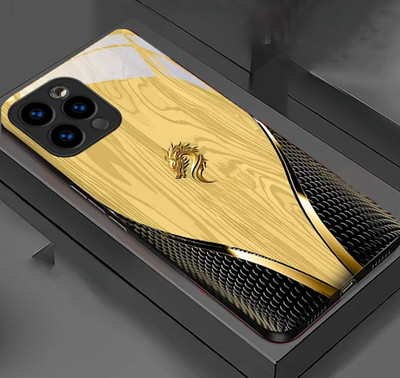 Merryklein Wood Grain Dragon Tempered Glass Urgalaxy Phone Cases for iPhone 16 