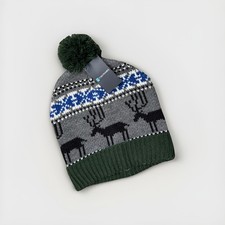 Tom Franks Women's Winter Hat. Let It Snow! Reindeer Nordic Print