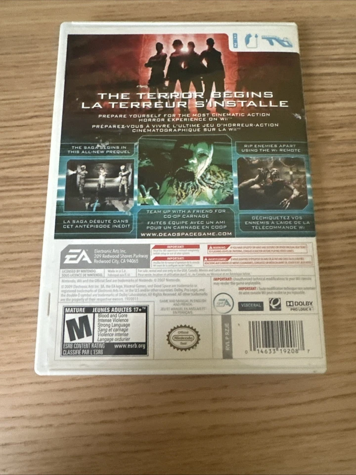 Dead Space: Extraction (Nintendo Wii, 2009) - No Manual - Image 4 of 4