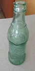 Green Tinted Glass PAPPY'S SODAS Vintage Bottle From Coca-Cola