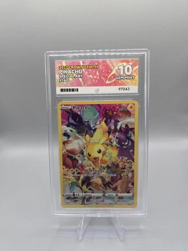 Pokémon TCG Pikachu Crown Zenith Secret Rare ACE 10