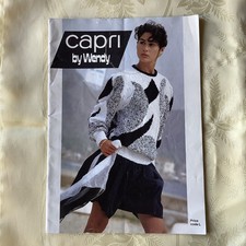 Wendy Capri knitting pattern book. 13 designs for women