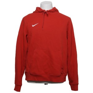 Nike, Kapuzenpullover, Größe: M, Rot, Baumwolle/Polyester, Einfarbig #DPf