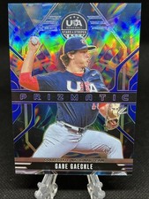 2026 Stars Stripes Prizm USA Baseball Gabe Gaeckle Prizmatic Card Blue Prizm /99