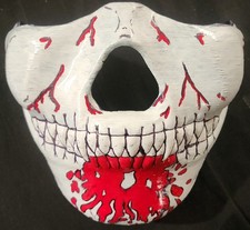 Skeletal Vampire Mask Hand Painted Impact Resistant Pla Quarter Inch Thick