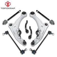 Front Lower Control Arm Ball Joint Tie Rod 8pcs For 2007 2008-2013 Nissan Altima