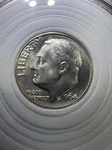 1964 D Roosevelt Dime BU Uncirculated Mint State 90% Silver 10c US Coin