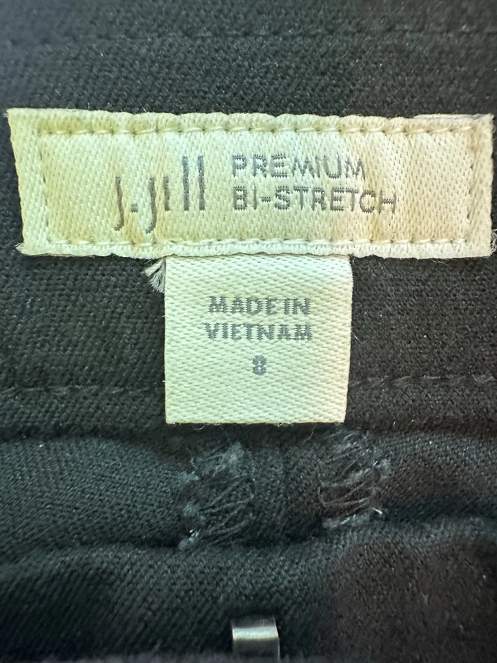 J. Jill первоклассный Bi-Stretch черный брюки лодыжки брюки женский размер 8 - Изображение 4 из 4