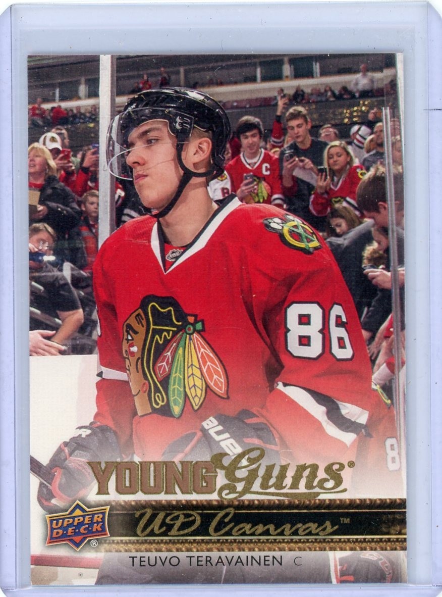 2014-15 Upper Deck Series 1 Young Guns Canvas #C98 Teuvo Teravainen RC