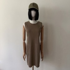 NWT Fashion Nova Julia Tank Mini Dress Acid Wash Khaki Military Ribbed 2X