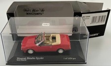 MINICHAMPS 1/43 Maserati Biturbo Spider 1986 Red Minicar