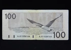 1988 $100 Dollars Bank of Canada Banknote AJX 1538166 Replacement Note (CL) F Gr