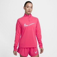 Nike Swoosh Dri-FIT 1/4 Zip Damen Midlayer Sp...
