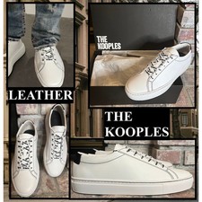 READY The kooplers White leather Lace-Up Sneakers US Size: 11 UK Size: 44