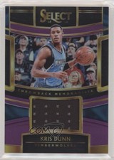 2018-19 Panini Select Throwback Memorabilia Purple Prizm 77/99 Kris Dunn nd3