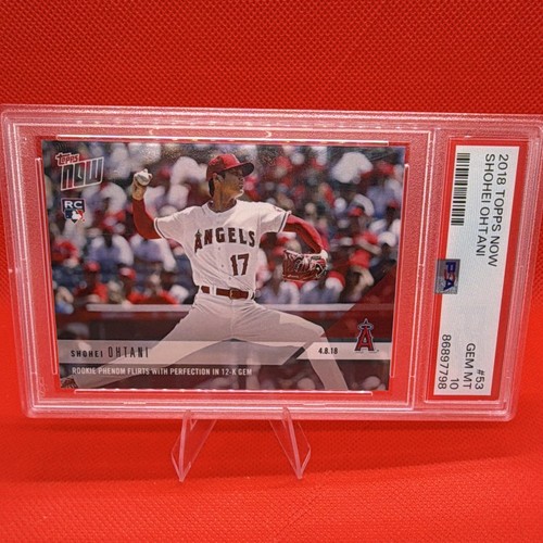 Topps 2018 Topps Now Shohei Ohtani Rookie #53 Angels PSA 10 /7752