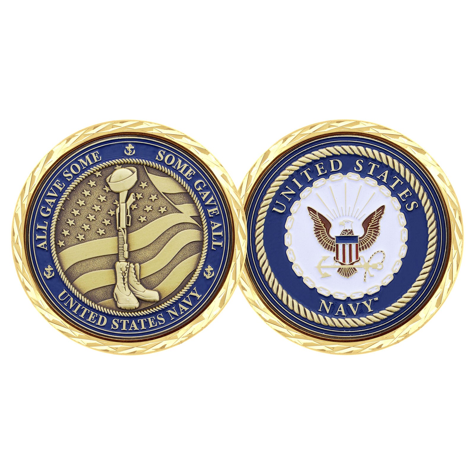 US Navy Fallen Heroes Memorial Challenge Coin