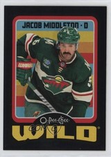 2024-25 O-Pee-Chee Retro Black Border 5/100 Jacob Middleton #15 1u6