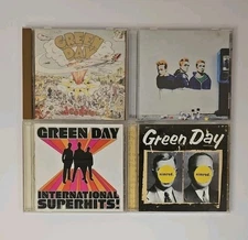 Green Day cd Lot Of 4 Dookie Nimrod Shenanigans  International Super Hits
