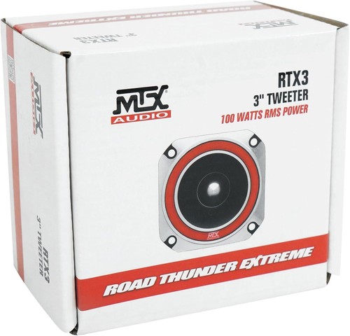 MTX RTX3 RoadThunder Extreme 3" Bullet Tweeter 100W RMS 4-Ohm Single Voice Coil - Picture 7 of 7