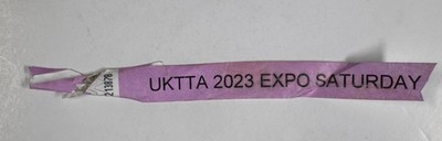 UK Top Tattoo Artist Convention Awards Wristband Original NEC Birmingham 2023
