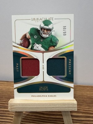 2024 Panini Immaculate Jalen Hurts Past & Present /99 #PAP-JHS Eagles