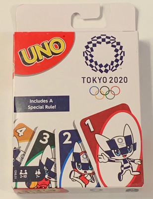 SPECIAL EDITION 2019 MATTEL--TOKYO 2020 SUMMER OLYMPICS UNO CARD GAME (NEW)