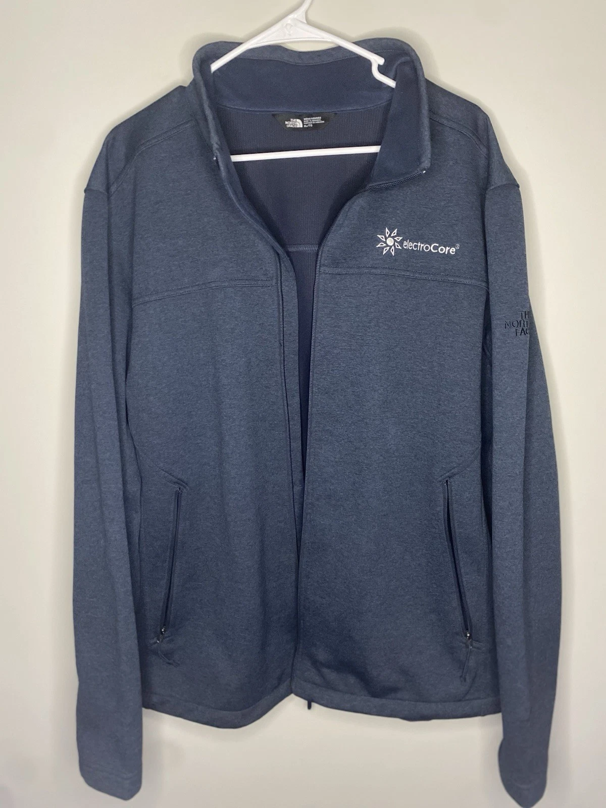 The North Face Apex Barrier Soft Shell Jacket Custom Embroidered Men’s XL Blue
