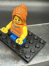 Lego Minifigure Twn238 Girl Flower Shirt Creator 10247 Ferris Wheel