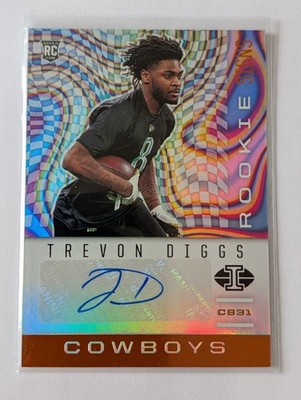 2020 Panini Illusions - Rookie Signs Trevon Diggs Auto #RS15 Orange (AU, RC)