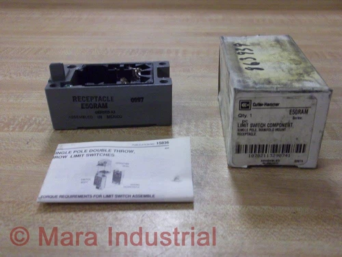 Cutler Hammer E50RAM Eaton Limit Switch Receptacle Body Series A1
