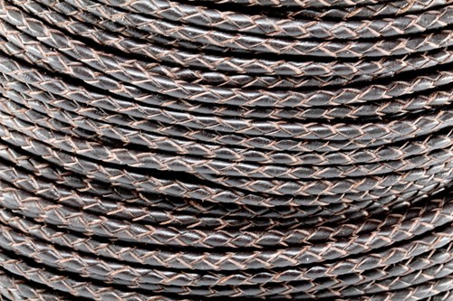 Premium Genuine Round Bolo Braided Leather Cord Rope String Lace 3MM 1/8" - 第 14/35 張圖片