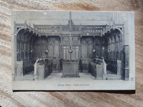 CPA - 39 - ACEY - Abbaye d'Acey - Stalles du Choeur. - Bild 1 von 2