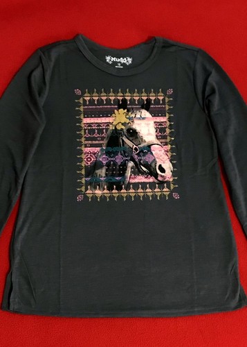 Girls’ Mudd Graphic Long Sleeve T Shirts Size 12 NEW WITH TAGS - Picture 8 of 10