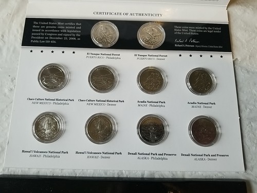 2010, 2011 & 2012 U.S. Mint ATB Quarters Unc. Coin Sets (Lot Of 6) In Orig. Pkg - Picture 11 of 13