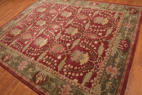 Multi Size Multi Color William Morris Handmade 100% Wool Oriental Are Rug - Picture 7 of 27