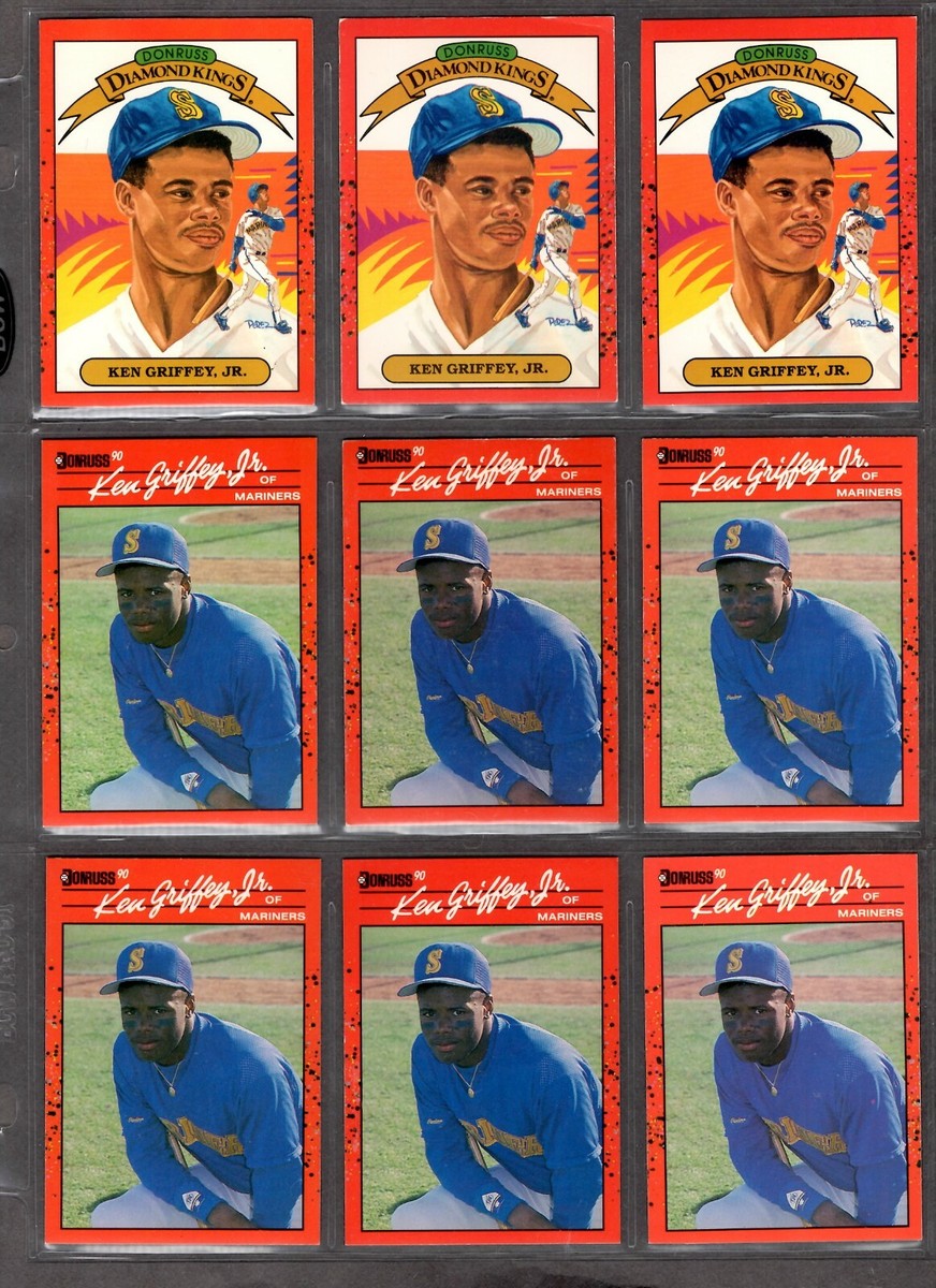 Lot (27) Ken Griffey Jr. Mariners 1990 w/ rc #513 365 560 33 4