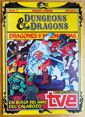 Dungeons & Dragons #3   1985 SCARCE & VERY RARE   Comic Spanish Spain Forum