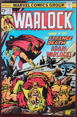 Warlock #11 VF+ 8.5 (Marvel 1976) ~ 1st Full App In-Betweener & Death Of Magus 